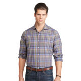 Plaid Cotton Poplin Shirt