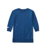 Paint-Splatter Fleece Dress