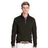 Cotton-Blend Half-Zip Pullover