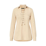 Lace-Up Tunic Top