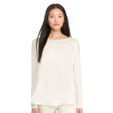 Satin-Back Jersey Tee