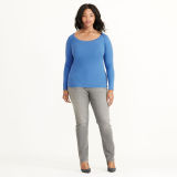 Stretch Cotton Long-Sleeve Tee