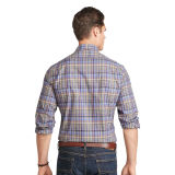 Plaid Cotton Poplin Shirt
