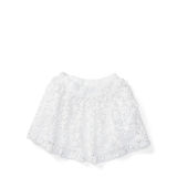 Cotton Lace Pull-On Skirt