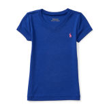 Pima-Blend V-Neck Tee
