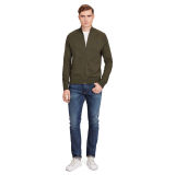 Cotton Full-Zip Sweater