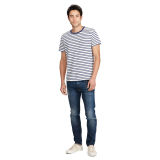 Striped Cotton Jersey Tee