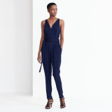 Jersey Surplice Jumpsuit