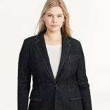 Stretch Denim Blazer