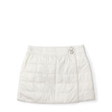 Quilted Taffeta Skirt