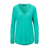 Silk-Blend V-Neck Sweater