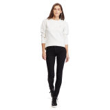 Zip-Shoulder Fleece Crewneck