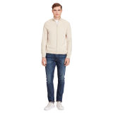 Cotton Full-Zip Sweater