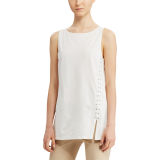 Lace-Up Ponte Tank