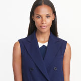 Wool Crepe Vest
