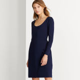 Jersey Scoopneck Dress