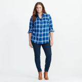 Plaid Cotton Twill Shirt