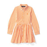 Striped Pima Cotton Shirtdress