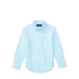 Striped Linen-Cotton Shirt