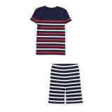 Striped Cotton Sleep Short Set