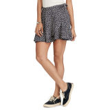 Floral-Print Wrap Skirt