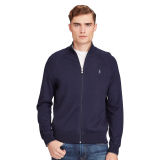 Cotton Full-Zip Sweater