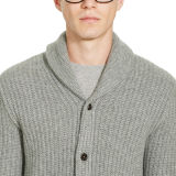 Cashmere Shawl-Collar Cardigan