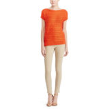 Cable Short-Sleeve Sweater