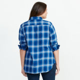 Plaid Cotton Twill Shirt