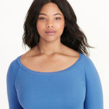 Stretch Cotton Long-Sleeve Tee