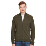 Cotton Full-Zip Sweater