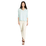 Cotton-Blend V-Neck Sweater