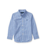 Plaid Cotton Poplin Shirt