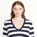 Striped Silk-Blend Sweater
