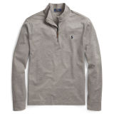 Cotton Piqué Half-Zip Pullover