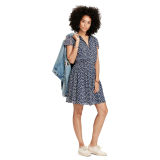 Floral-Print Gauze Dress