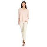 Cotton-Blend V-Neck Sweater