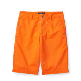 Slim-Fit Cotton Twill Short