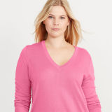 Silk-Blend V-Neck Sweater