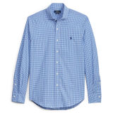 Plaid Cotton Poplin Shirt