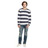 Striped Cotton Long-Sleeve Tee