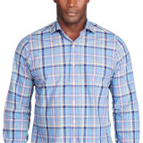 Plaid Cotton Poplin Shirt