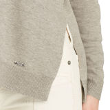Cotton-Blend V-Neck Sweater