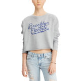 Cropped Graphic Sweatshirt