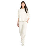 Satin-Trim Sweatshirt