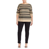 Striped Linen-Cotton Sweater