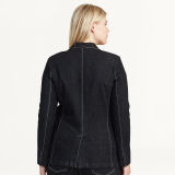 Stretch Denim Blazer
