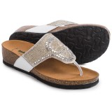 BioNatura Crystal II Flip-Flops - Leather (For Women)