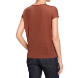 NAU Illume Cowl Neck Shirt - Short Sleeve (For Women)