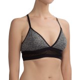 XOXO Heather and Mesh Pullover Bra - Racerback, Removable Cups (For Women)
